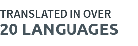 Translated in over 20 languages 